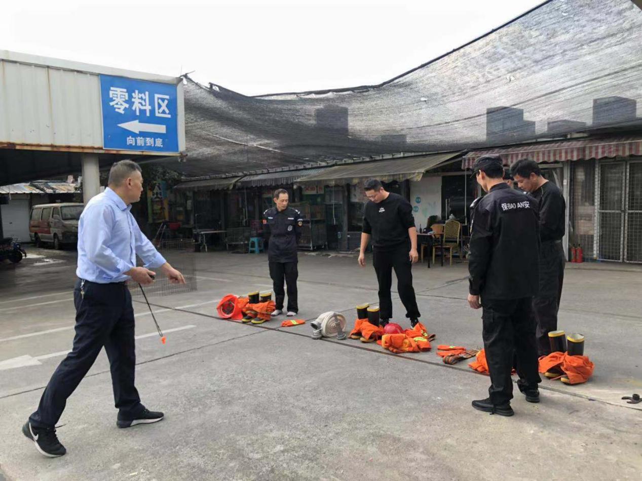 钱江商城积极备战消防活动会  
