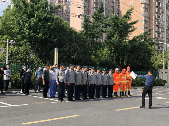 安全常在心 庐阳mg冰球突破文创园发展火警变乱应急措置演练