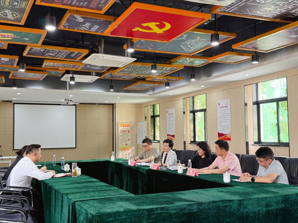 庐阳区委副书记张好启莅临庐阳mg冰球突破文创园调研领导