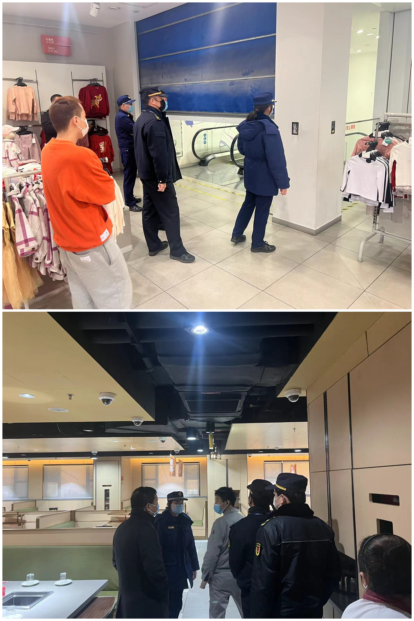 拱墅消防大队莅临水晶城查抄消防安全