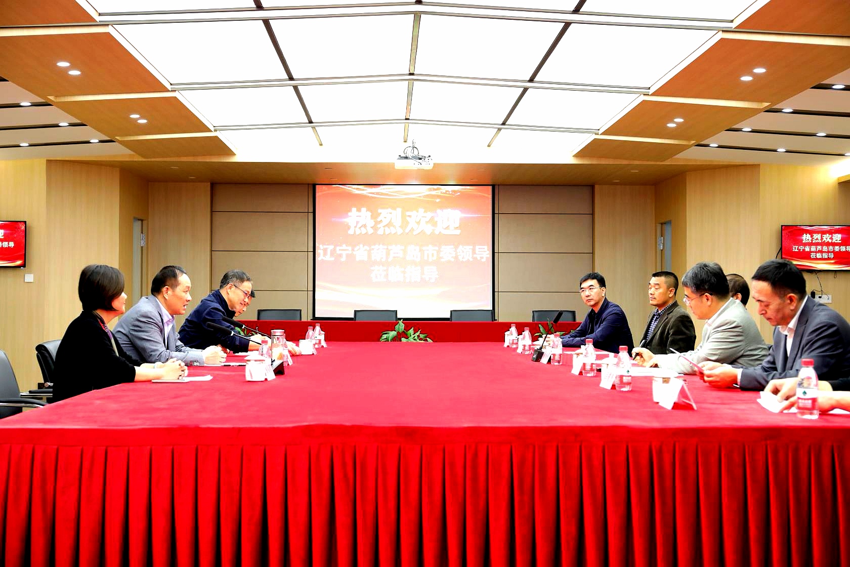 辽宁省葫芦岛市委辅导莅临集团 调研民营经济统战工作